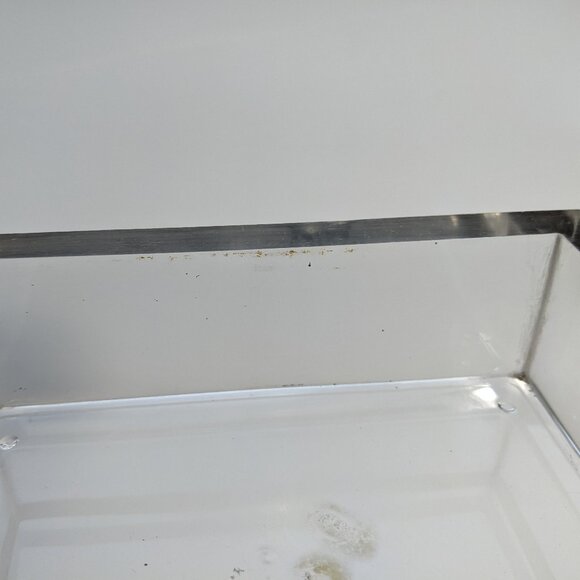 Vintage 1970's Italian Designer Plexiglass & Aluminum Guzzini Ashtray Made Italy - Picture 12 of 16